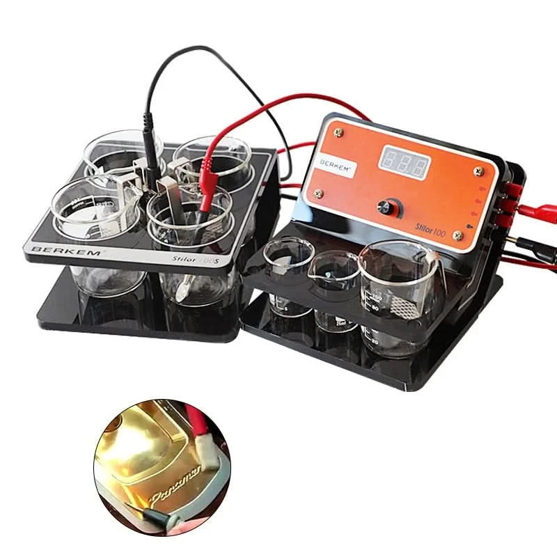 NIUPIKA 110V/220V Galvanisiermaschine zum Vergolden, Versilbern und Verkupfern, dekoratives DIY-Schmuckherstellungs-Werkzeug