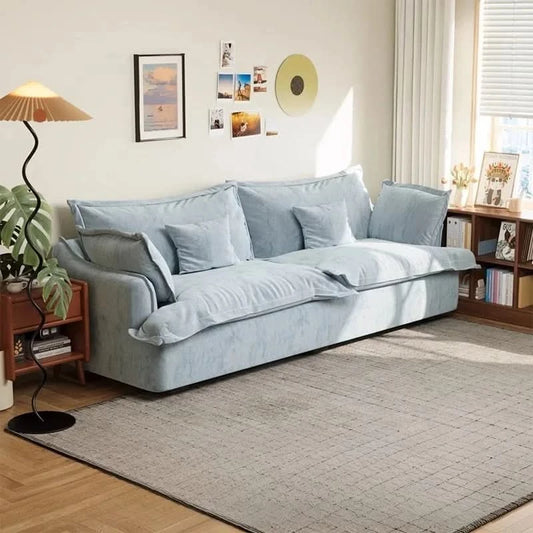 Double Floor Living Room Sofas Designer Cushion Adults Comfortable Sofa Floor Elegant Divani Da Soggiorno House Accessories