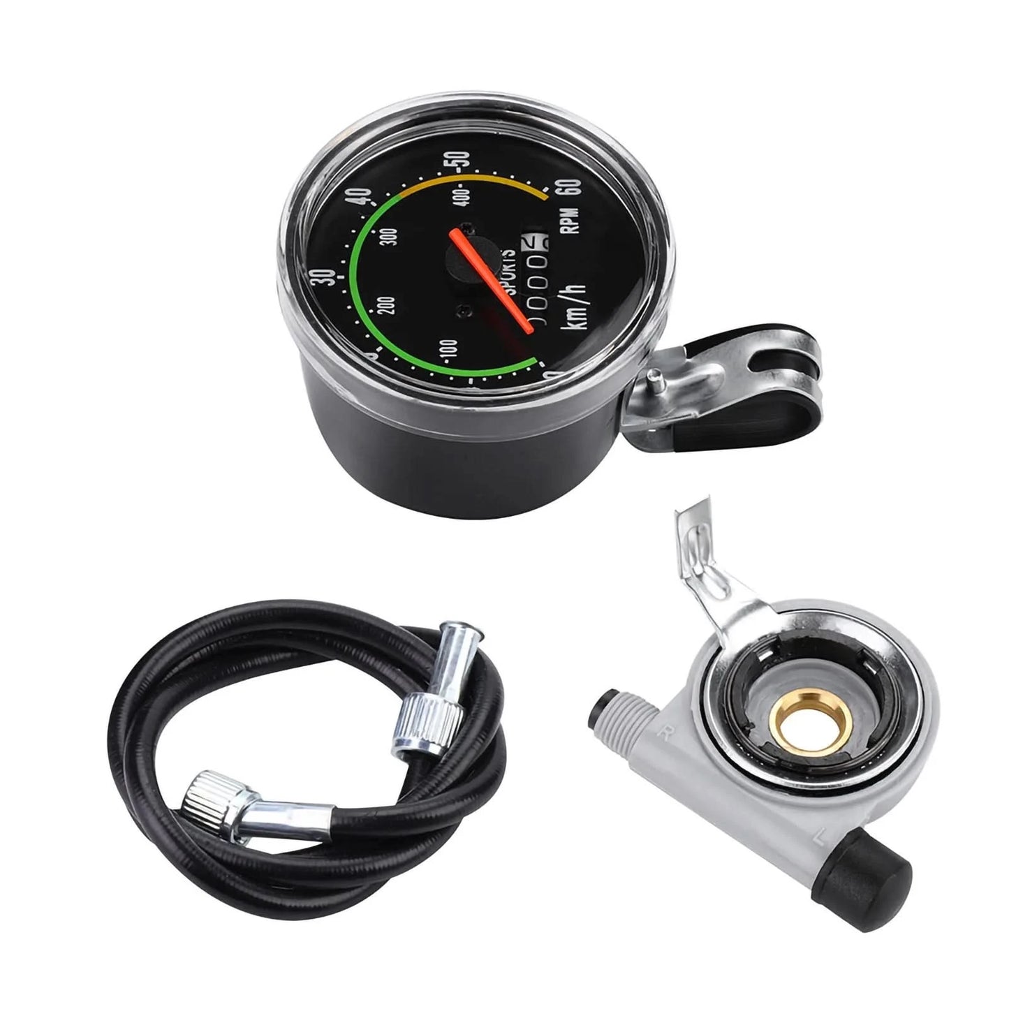 Computer Mechanical  Computer Bike Speedometer Odometer Cycling Stopwatch Cyclocomputer  Speedometer