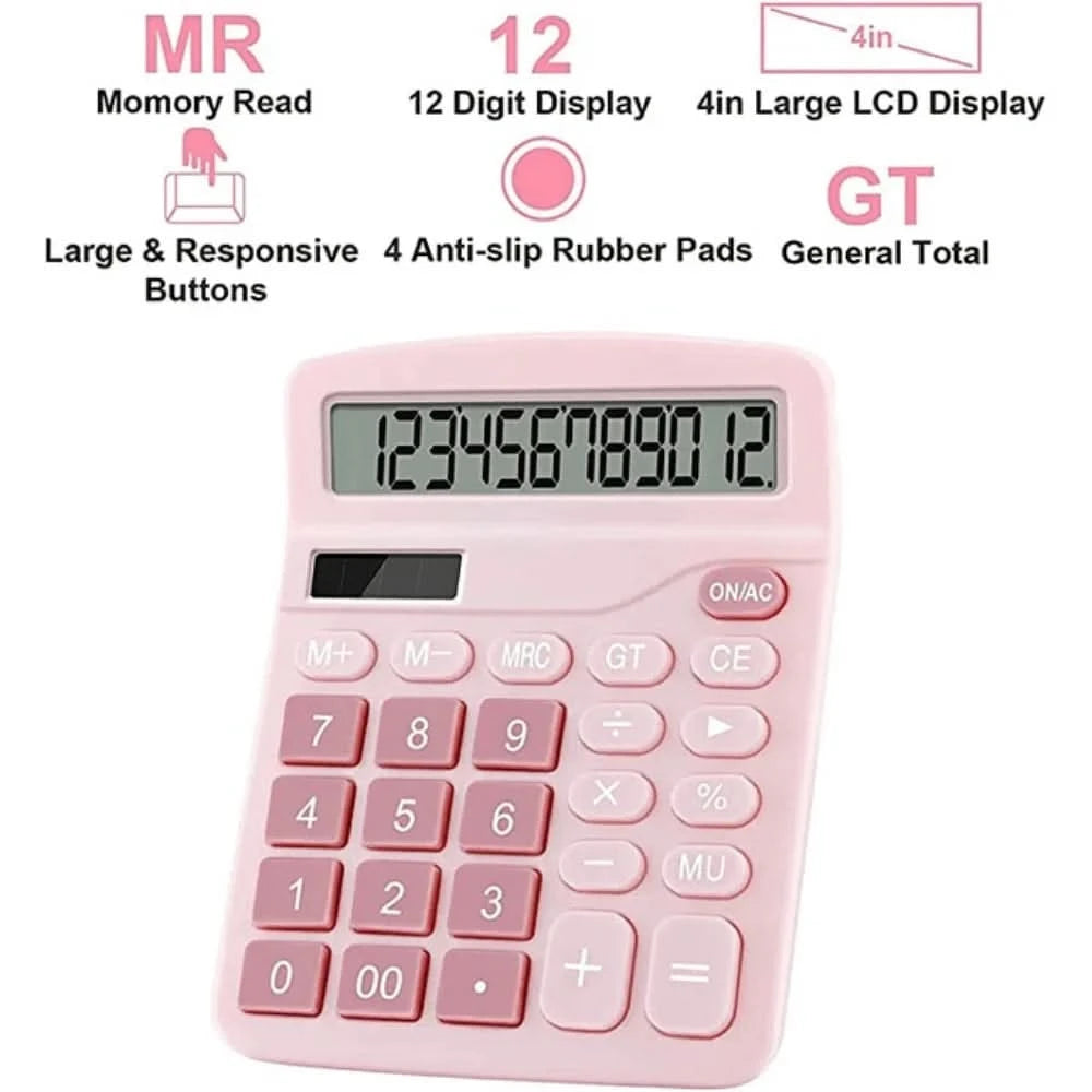 Cute Desktop Financial Office Computer Large Display Office Calculator