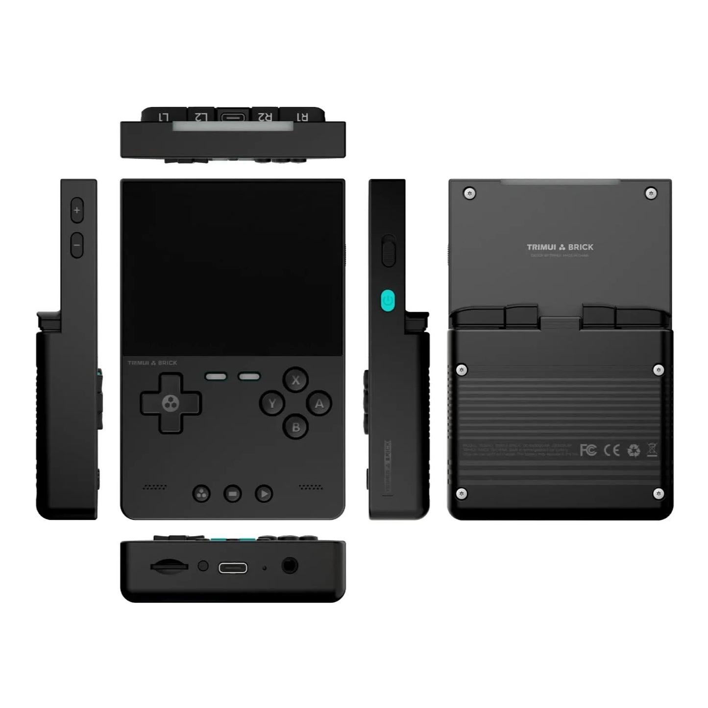 TRIMUI BRICK Handheld-Spielekonsole Tragbarer Retro-Videoplayer Spielekonsole Linux-System 3000mAh Langzeitakku LED Jungen Geschenke