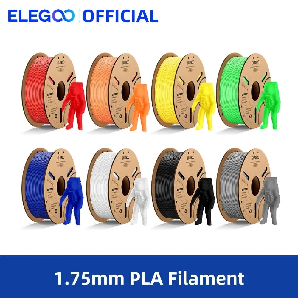 ELEGOO 1.75mm PLA Filament 1kg Plastic 3D PLA for 3D Printer Consumables Material for FDM 3D Printer NEPTUNE 3 PRO