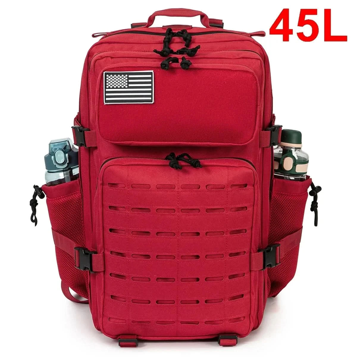 25L/45L Taktische Rucksäcke für Herren und Damen, Outdoor-Aktivitäten, kleine Schulrucksäcke mit Wasserflaschenhalter