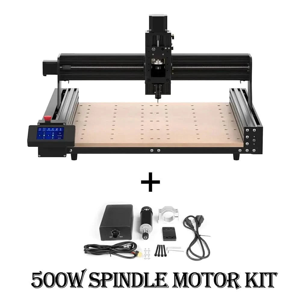 Twotrees TTC450 CNC Engraving Machine 80W CNC Module PCB Wood Milling Cutting Machine Laser Carving Cutter GRBL Control ER11