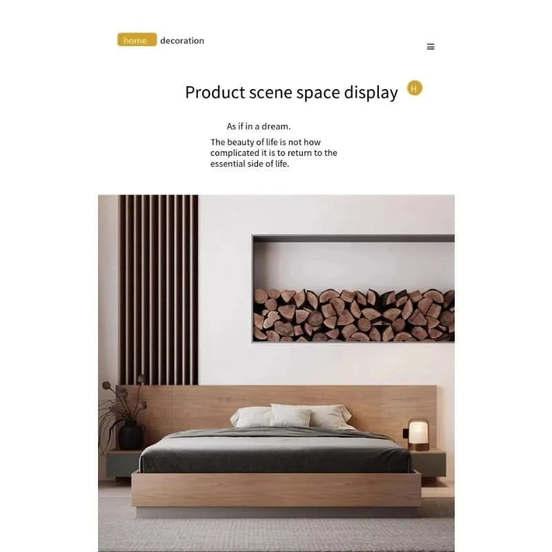 Unique European Double Bed Platform Elegant Pretty Solid Wood Luxury Bed Bases Bedroom Modern Camas Queen Size Furniture Home