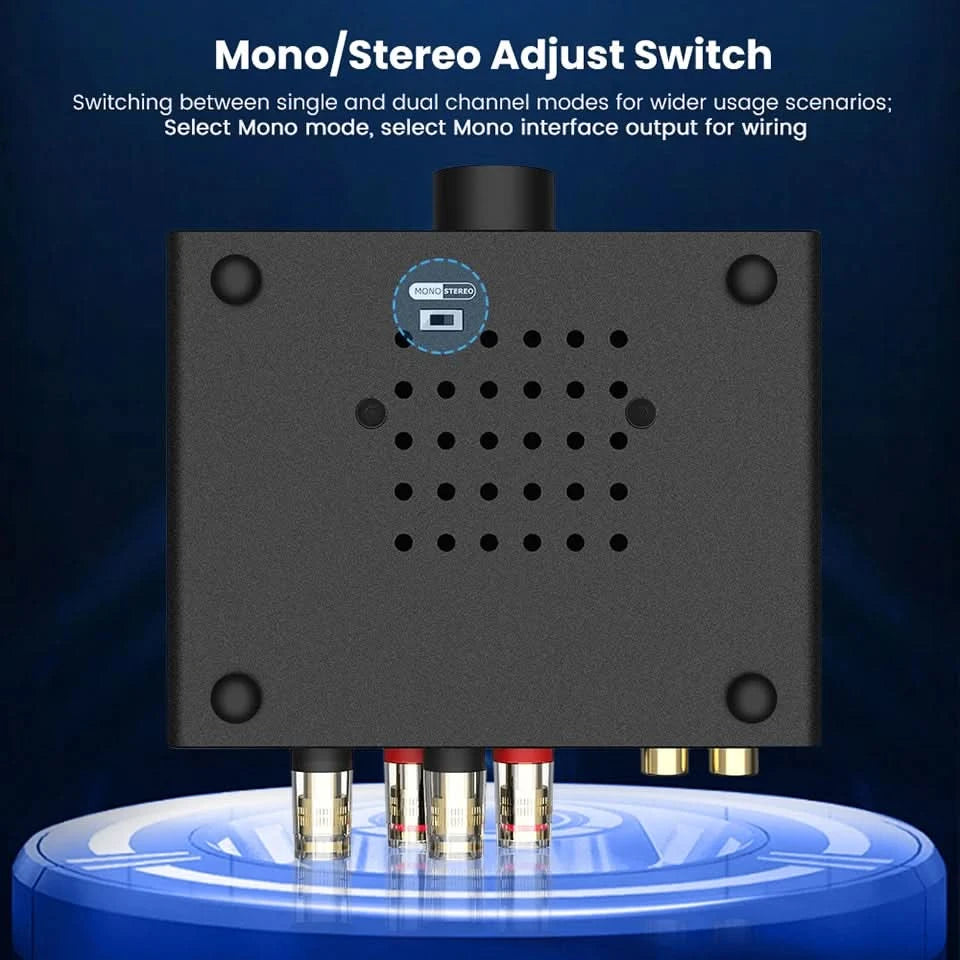 AIYIMA Audio A07 MAX Stereo-Verstärker 300W X2 TPA3255 Leistungsverstärker 2-Kanal brückbar Mono 600W Verstärker für Passivlautsprecher