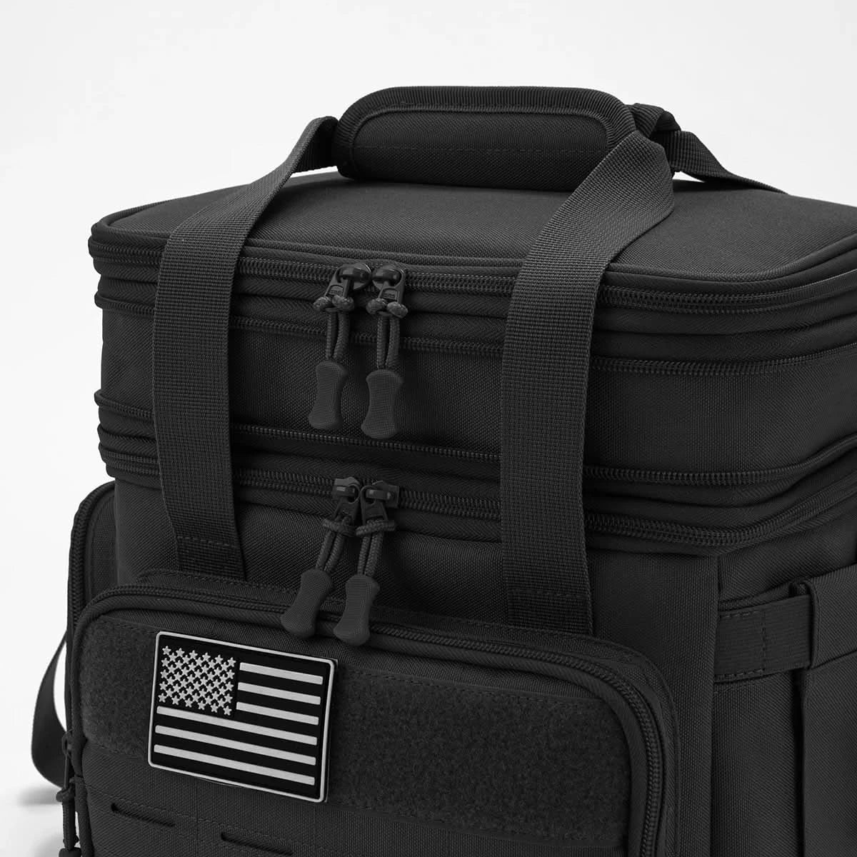 Taktische Brotdose für Herren, erweiterbare taktische Kühltasche, 18 l, auslaufsicher, isoliert, für Arbeit, Camping, Outdoor