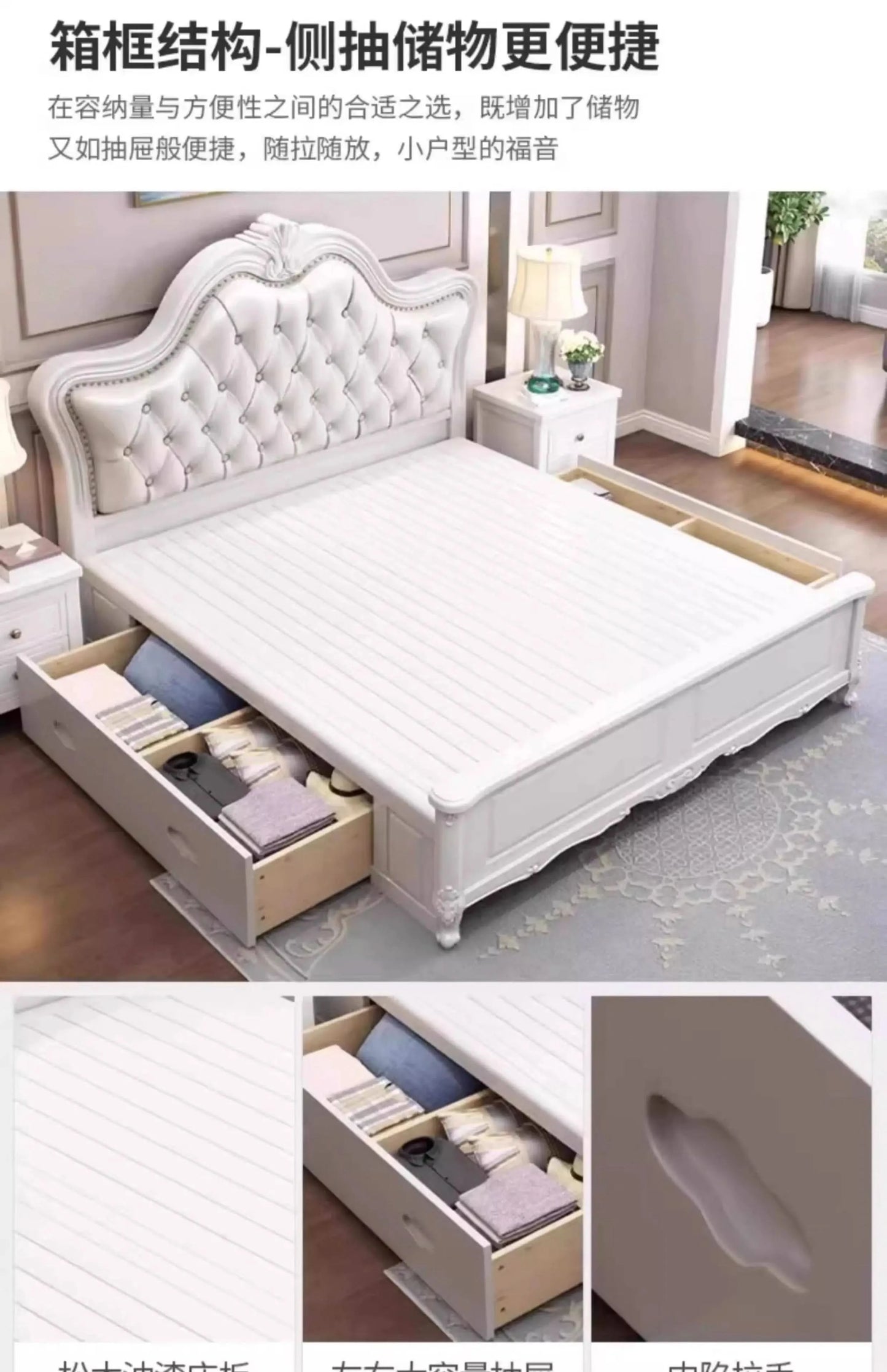 Design Bedroom Bed Children Luxury Single Full Girls Modern Headboards Bed Design Simple Letto Matrimoniale Unique Furniture