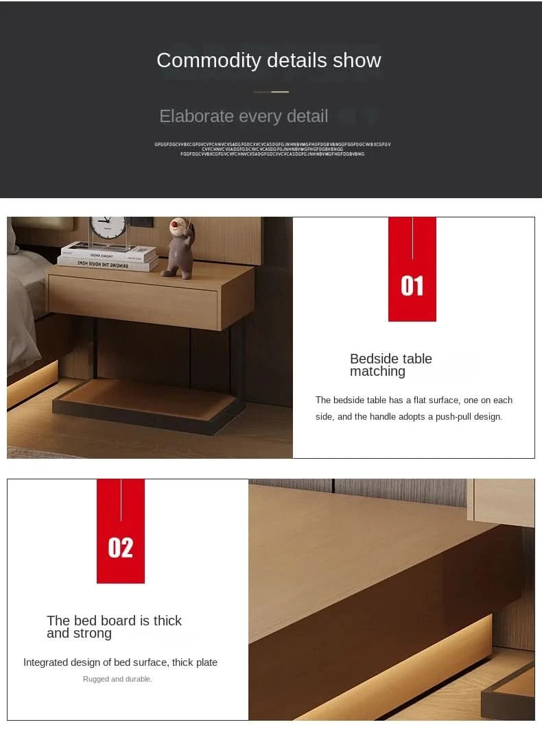 Factory Supply Hotel 5 Star Comfortable Modern Star Custom Hotel Bedroom Furniture Luxury king Size Hotel Bedroom Set