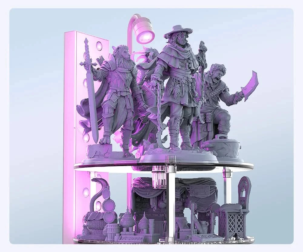 ANYCUBIC Wash & Cure 3 Plus Wasch- und Härtungsstation 2 in 1 für 12K Mono M5s 6K Mono X 6Ks LCD 3D-Drucker 3D-Druckmodelle