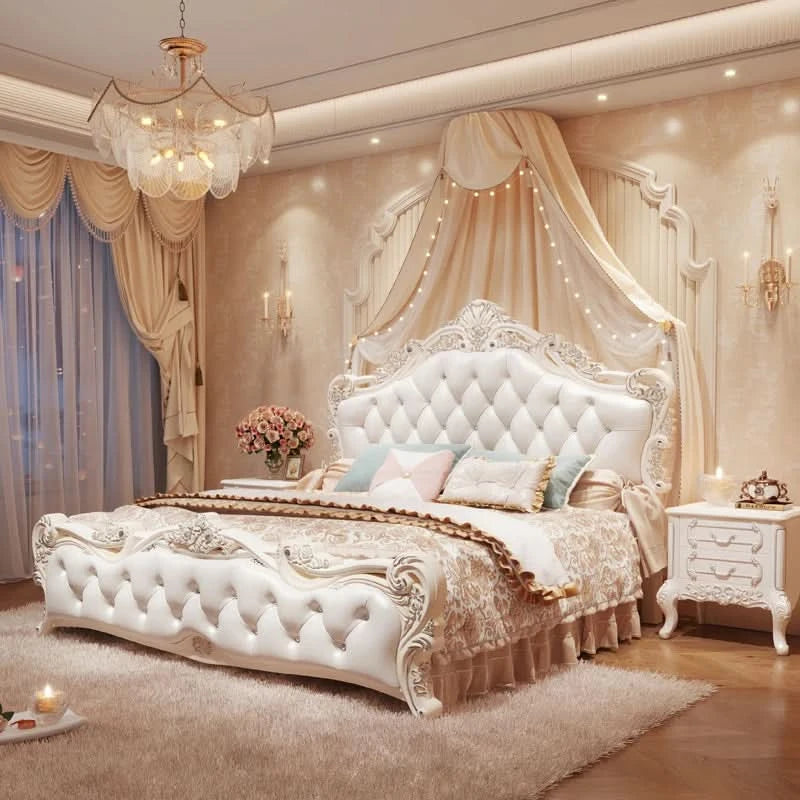Large Girls Bedrooms Double Bed Board Box Young 
Luxury Household Double Bed Storage Modern Camas De Dormitorio Furniture Home