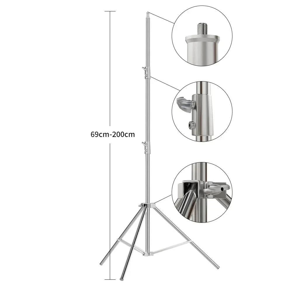Cross Arm 2.49m Crane Lifting Frame Studio Photo Telescopic Boom Arm Top Light Stand With Sandbag for Speedlite