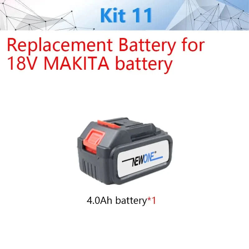 Akku-Antivibrations-Multifunktionswerkzeug Elektrowerkzeug Renovierung Multifunktionsmaschine für Makita 18V Akku