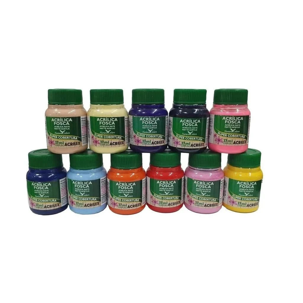 12 Kit Accrilica Paint For Crafts 37ml Acrilex Choose Colors