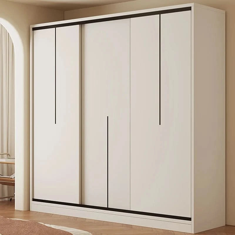 ZEco White Design Kleiderschränke Organizer Schiebetür Schlafzimmer Schrank Kleiderschränke Aufbewahrungsregal Armoires De Chambre MöbelZ
