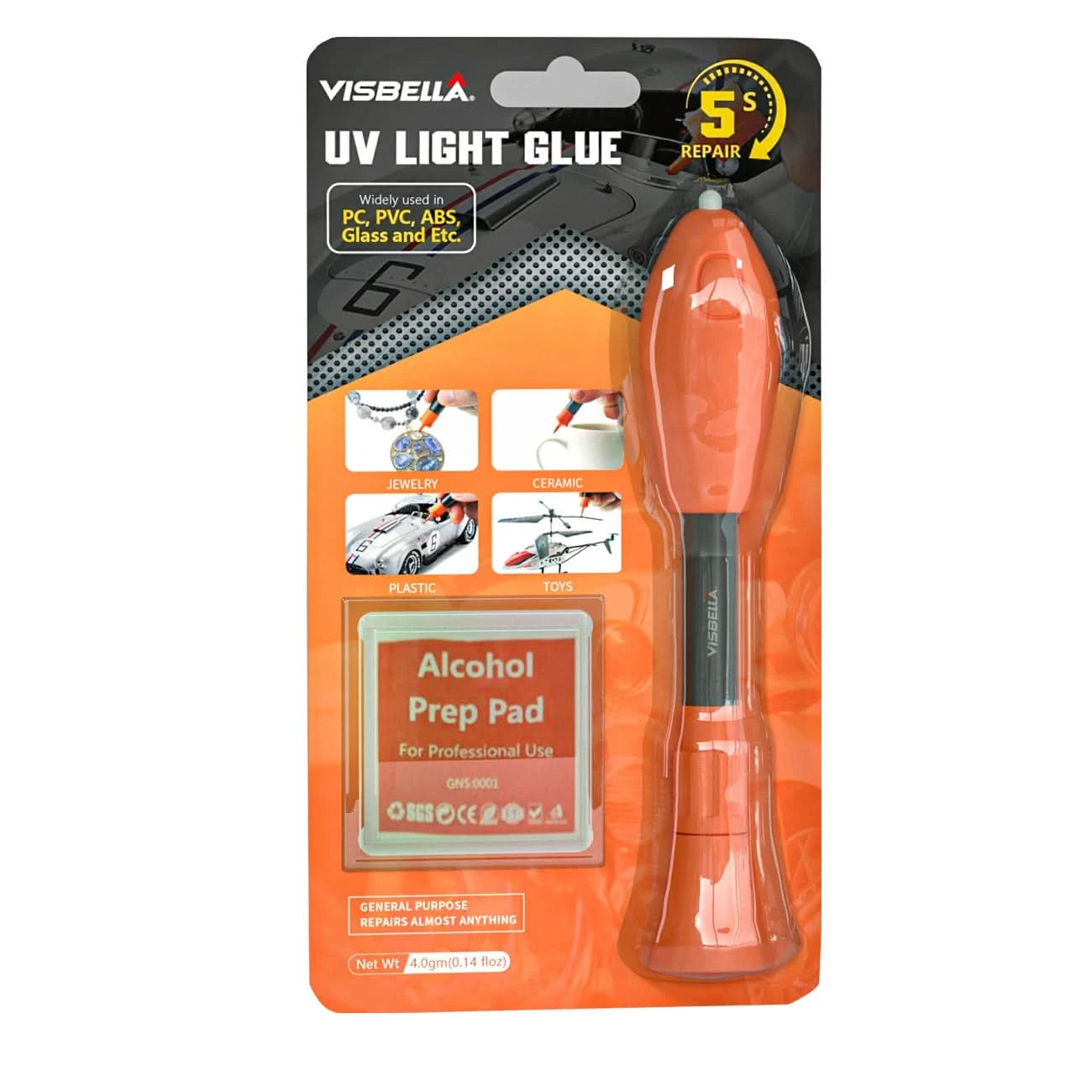 UV-Kleber Super Bonding Schweißkleber-Set UV-härtender Kleber 5 Sekunden Fix Klebstoff Dichtmittel Klebe- & Schweißkleber-Set