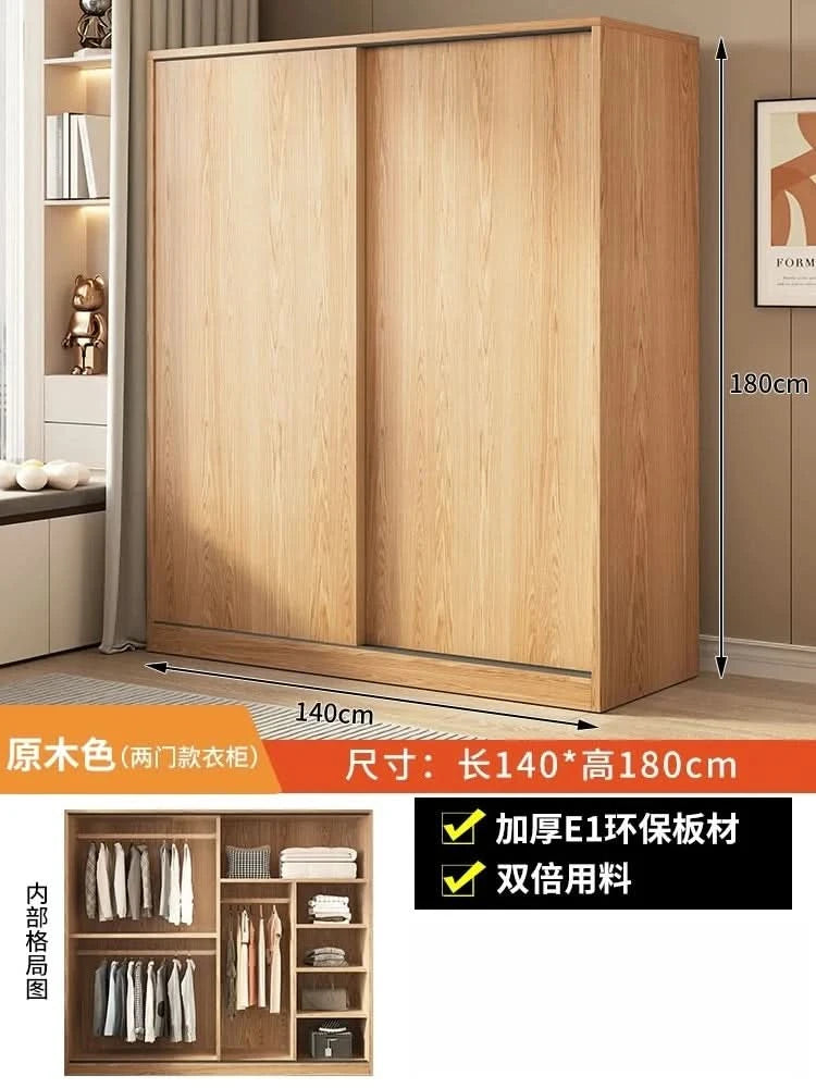 ZEco White Design Kleiderschränke Organizer Schiebetür Schlafzimmer Schrank Kleiderschränke Aufbewahrungsregal Armoires De Chambre MöbelZ