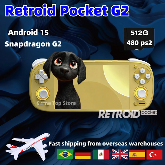 Retroid Pocket G2 Handheld Game Console Android 15 5.5 Inch 1080P AMOLED Screen 5000mAh Hall-Effect Joystick RP G2 Game Console