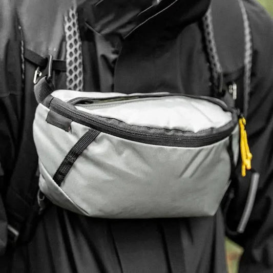 Portable Outdoor Waist Bag Adjustable Hiking Bag With Strap Mountaineering Running Waist Bag Cycling Backpack For Camping Hiking