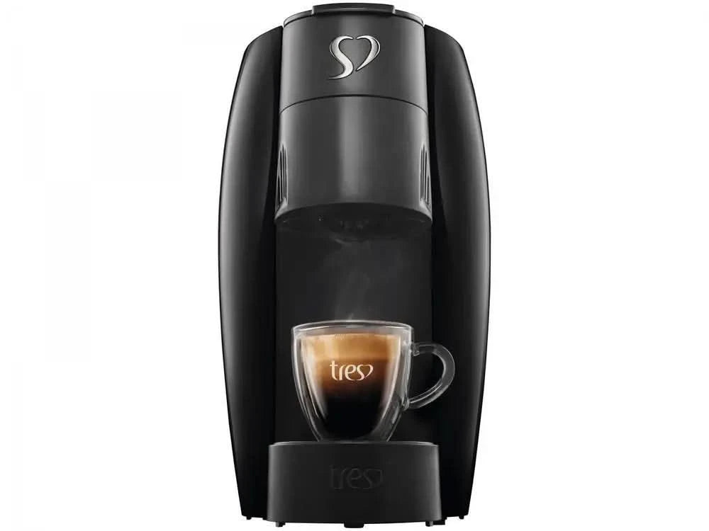 Black Lov 3 Hearts Espresso Coffee Maker-110V