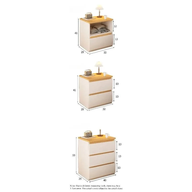 Bedside table Bedroom Home Modern simple bedroom Simple heightening Bedside small cabinet Storage drawer cabinet