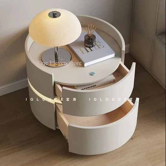 Nightstands Room Cool Stuff Bedroom Multifunction Bedside Table Chest Drawers Home Wood Nordic Cabinet Mesa Bedroom Furniture
