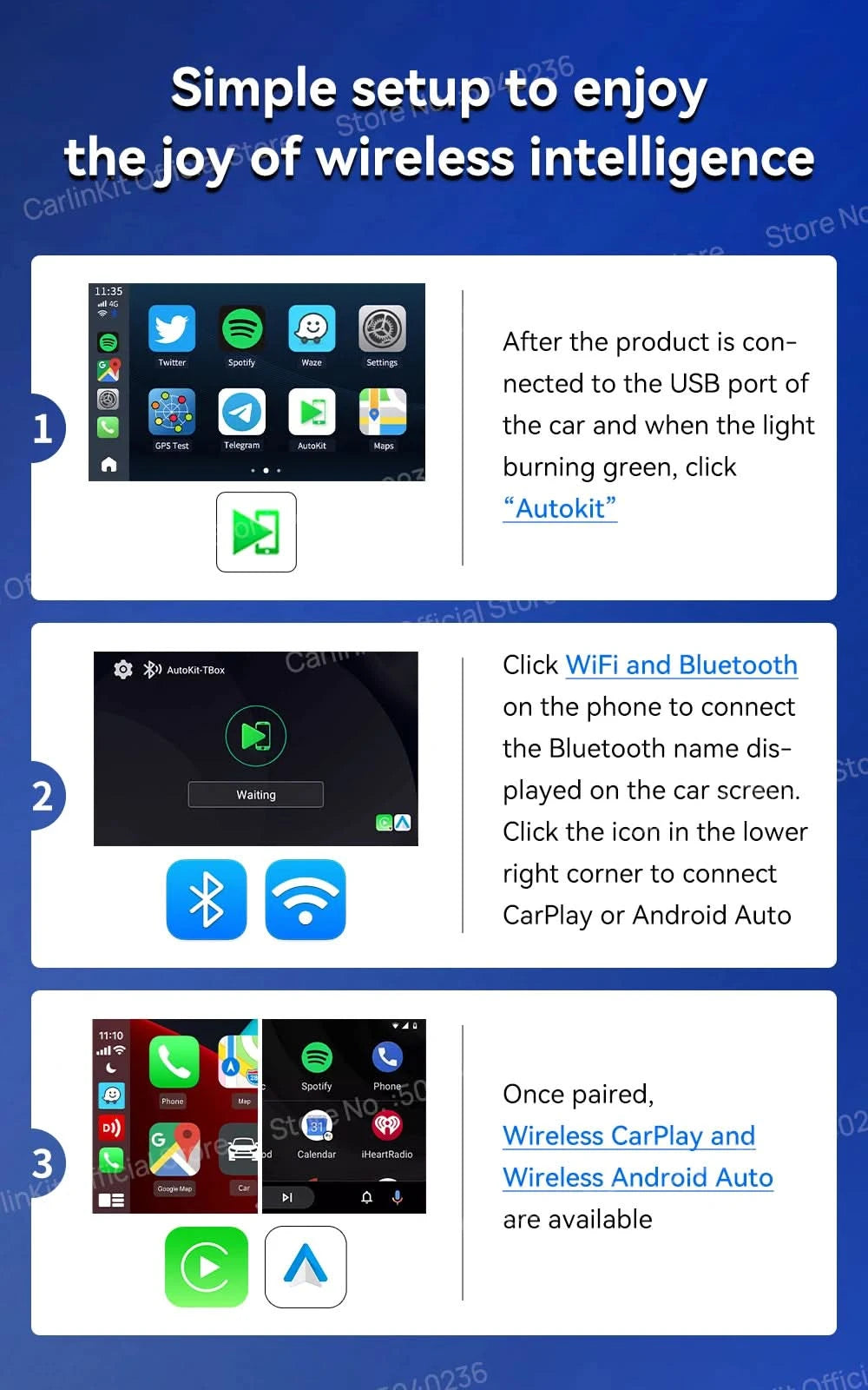 2026 NEW CarlinKit CarPlay Ai Box Qualcomm 8-Core Android 13 Wireless Carplay Android Auto Car Video TV Box WiFi SIM For Netflix