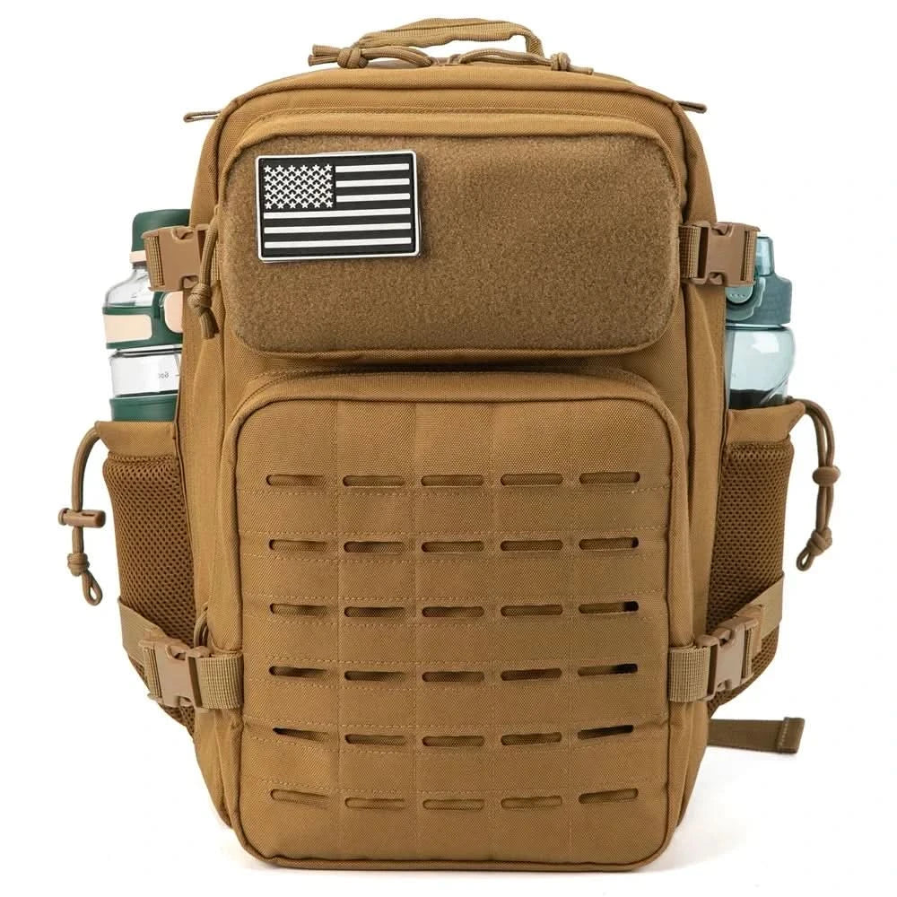 25L/45L Taktische Rucksäcke für Herren und Damen, Outdoor-Aktivitäten, kleine Schulrucksäcke mit Wasserflaschenhalter