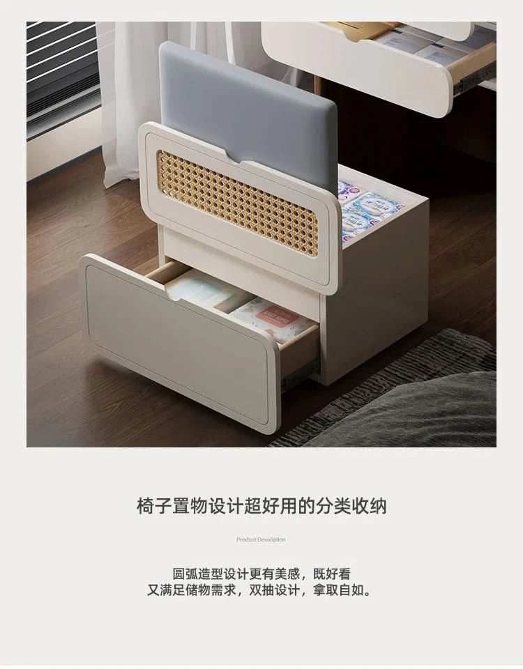 Dressing Table Bedroom Minimalist Design New Mini Bedside Table Storage Elegant Stylish Coiffeuse Maquillage Meuble Furniture
