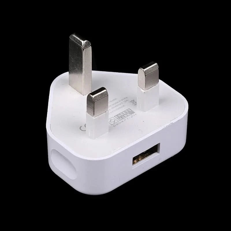 HUAHUA2025 NEU 1 Stk. Dual Port Schnellladegerät 5 V/2,1 A, UK 3-Pol Wandadapter für Telefone & Tablets, Multi-Geräte USB Lade-Hub