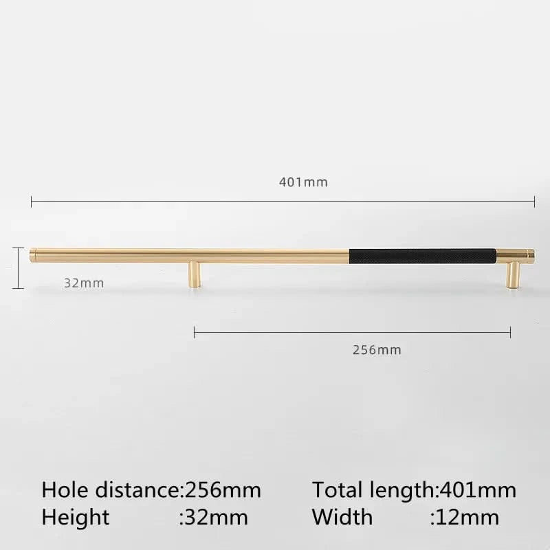 KK&FING Aluminium Knurled Handle Furniture Gold Cabinet Knobs Long Handles Kitchen Cupboard Drawer Knobs Dold Knobs And Pulls