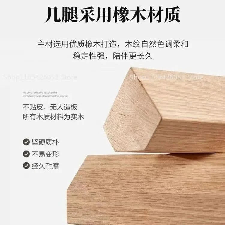 Modern simple creative round coffee table household small apartment living room tempered glass coffee table Internet celebrity