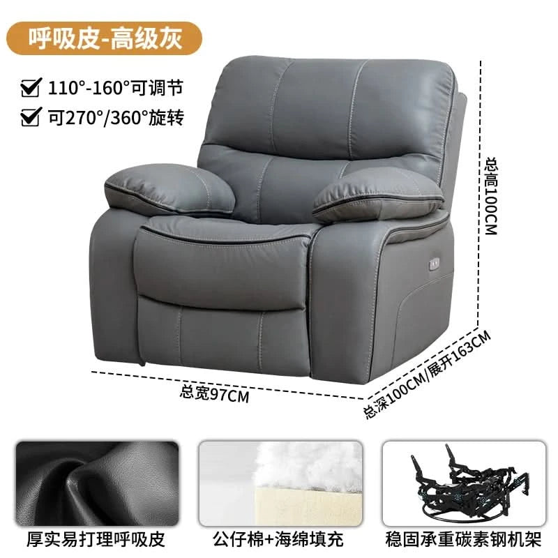 Lounge Recliner Living Room Sofa Game Cushion Relax Cinema Sofa Comfortable Minimalist Divani Da Soggiorno Home Furniture