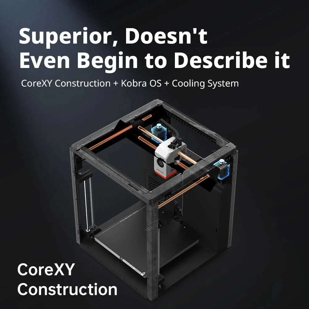Anycubic Kobra S1 Combo Multi-Color 3D Printer Up to 600mm/s High Speed Printing Auto Leveling CoreXY Structure Direct Extruder