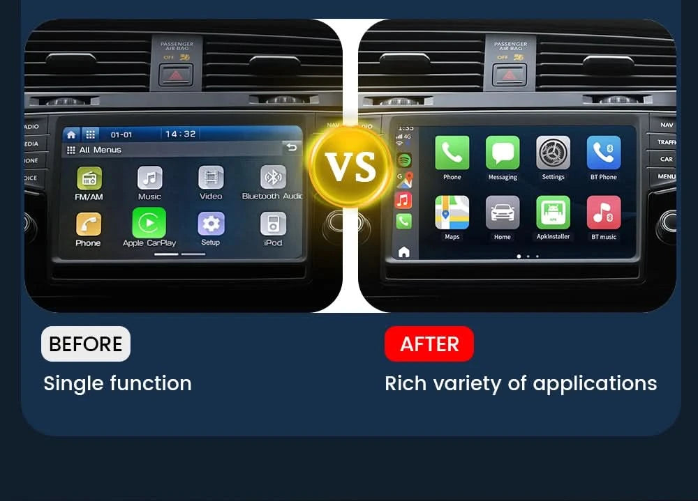 CarlinKit CarPlay Ai Box Android 13 Plus oder Android 11 Smart Car Box Android Auto Wireless CarPlay 4GLTE für Audi Mazda VW Haval