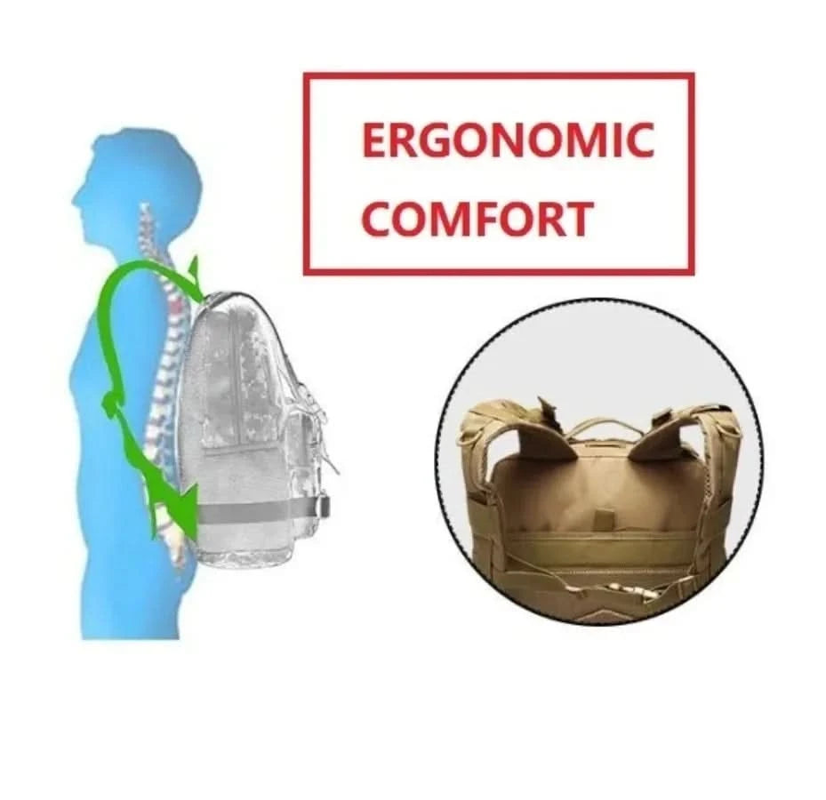30L/50L 1000D Nylon Wasserdichter Trekking Angel Rucksack Outdoor Rucksäcke Taktische Sport Camping Wandern