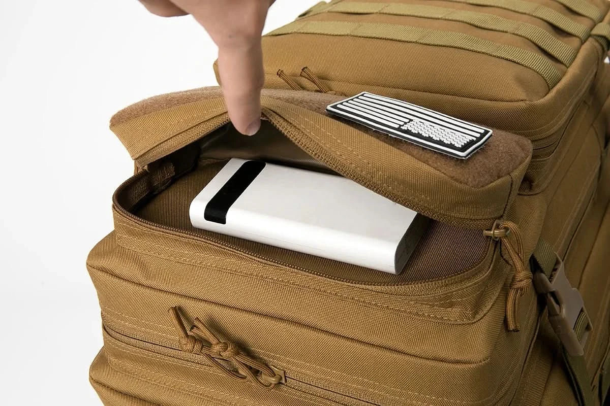45L Tactical Backpack for Men  Outdoor camping equipment back pack Hiking Survival Rucksack travel backpacks School Bag