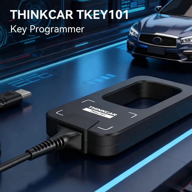 THINKCAR TKEY 101 Universal Car Key Programmer Equipment with 6 Unit Remote Keys Supports Anti-Theft Systems For THINKCAR 689BT