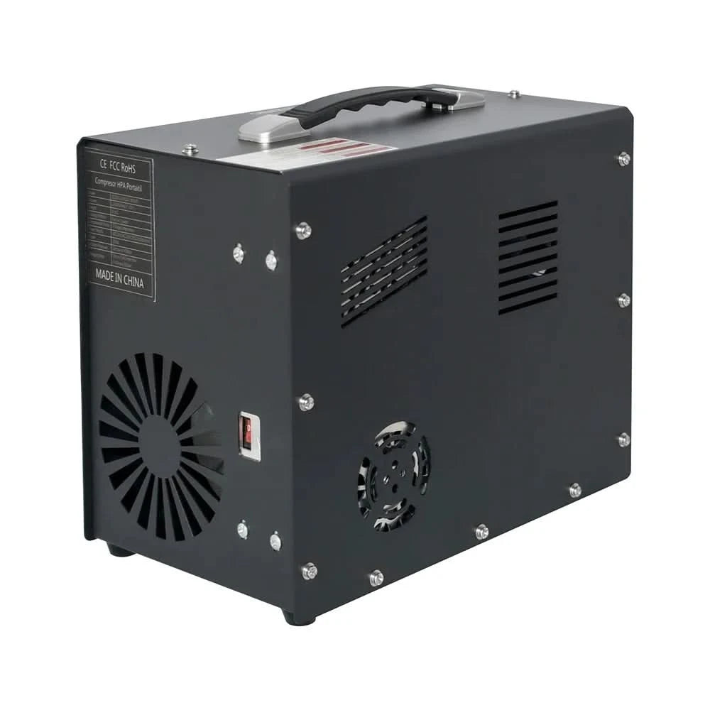 TUXING 300Bar 4500Psi PCP Luftkompressor Hochdruckkompressor mit integriertem 12V tragbaren Netzteil Lüfter Auto-Stopp TXES062