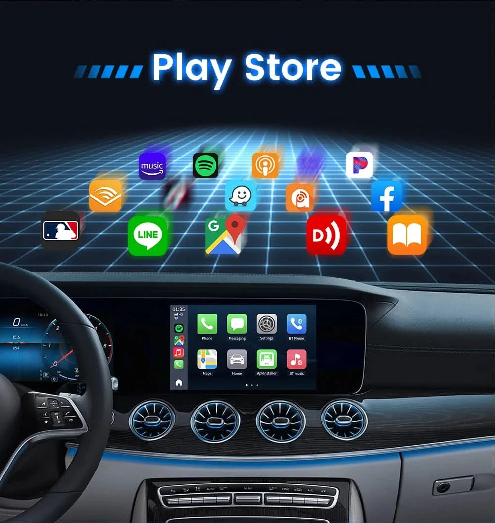 CarlinKit CarPlay Ai Box Android 13 Plus or Android 11 Smart Car Box Android Auto Wireless CarPlay 4GLTE for Audi Mazda VW Haval