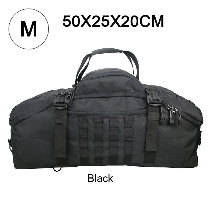 LQARMY 30L 45L 80L Sport-Reisetasche Molle Taktischer Rucksack Fitnessstudio-Sporttasche Große Seesäcke für Camping Jagd Angeln