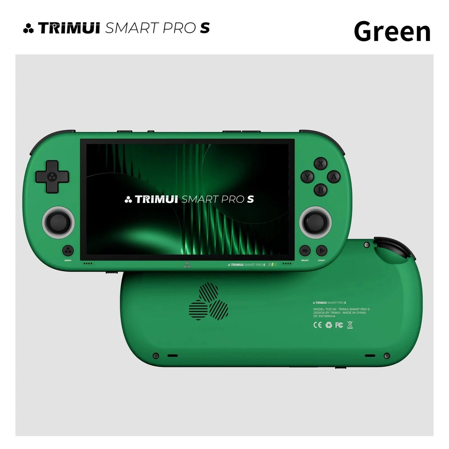 Trimui Smart Pro S Handheld Game Console 4.96'' IPS Screen Linux System Joystick RGB Lighting Retro Video Game Smartpros Gifts
