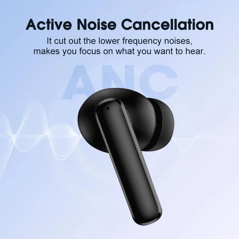 QCY T13 ANC Wireless Earbuds Bluetooth 5.3 TWS ANC Geräuschunterdrückung Kopfhörer 4 Mikrofone ENC Headset In-Ear Freisprech-Ohrhörer