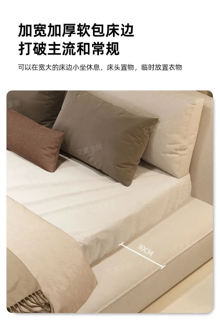 Queen Size Marriage Bed Modern Minimalist Multifunctional Bedroom Bed Storage Space Camas De Casal De Luxo Home Furniture