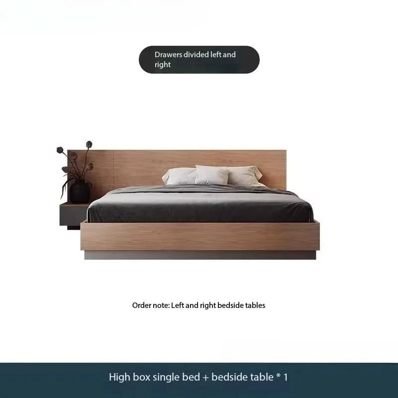 Unique European Double Bed Platform Elegant Pretty Solid Wood Luxury Bed Bases Bedroom Modern Camas Queen Size Furniture Home