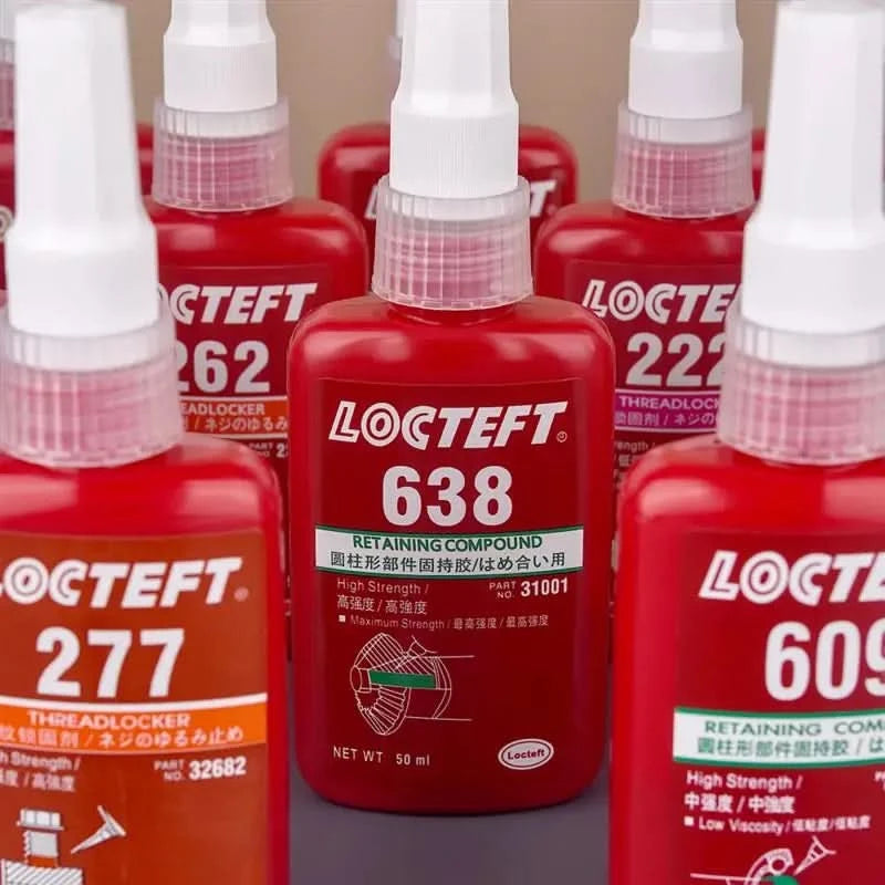 50/10ML Threadlocker 222 242 243 262 271 272 277 680Anaerobic Threadlocker Screw Adhesive Glue Anti-loose Thread Locking Agent