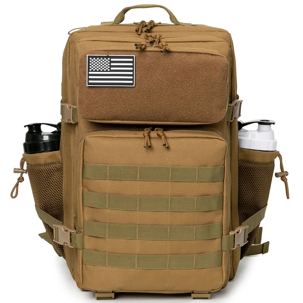 45L Taktischer Rucksack für Herren Outdoor Camping Ausrüstung Wanderrucksack Überlebensrucksack Reisetasche Schulranzen