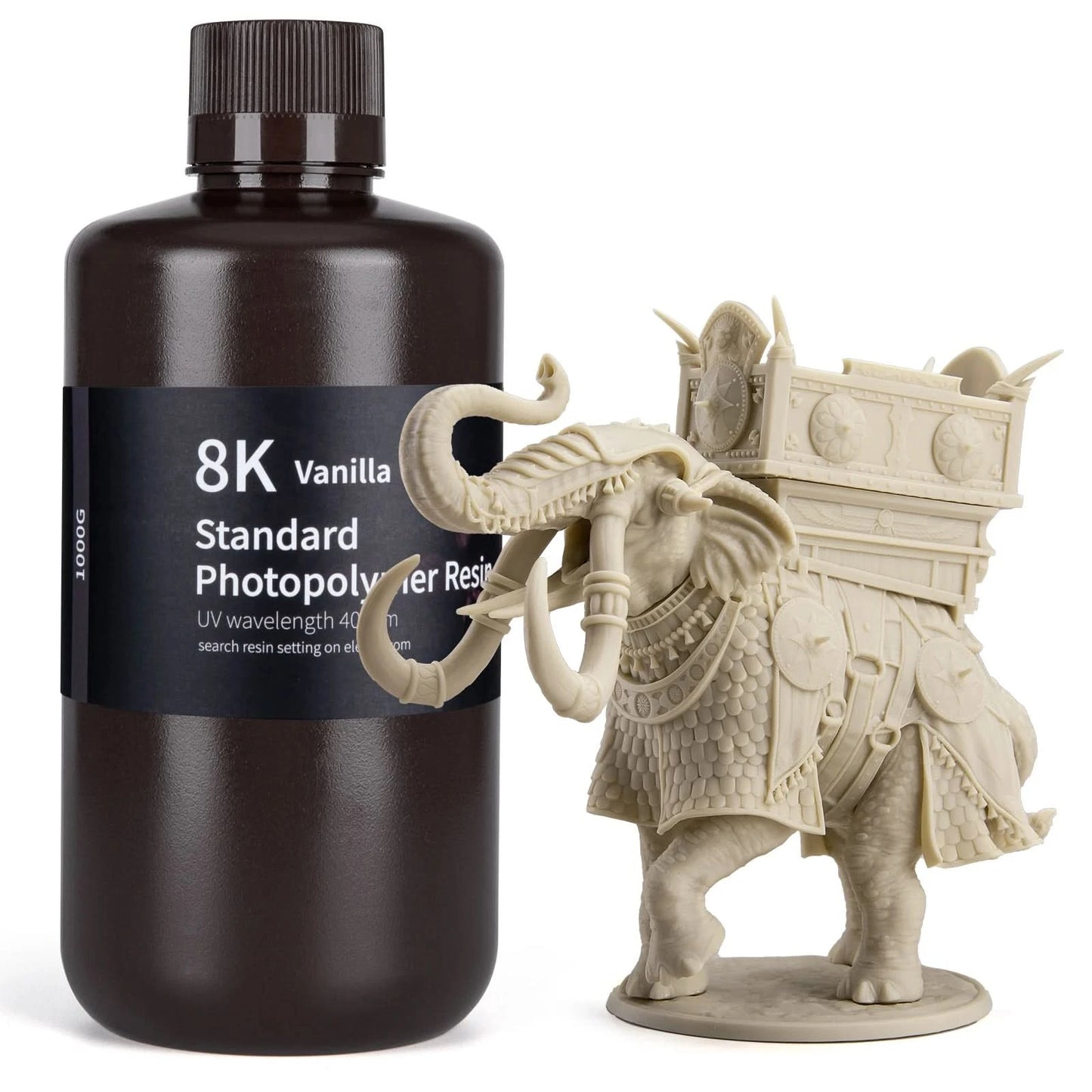 Elegoo 1KG/2KG/4KG UV-Harz 2.0 für 3D-Drucker SATURN 3 ULTRA 3D-Druckmaterial UV-Harz normal 1kg Flüssigkeitsflasche