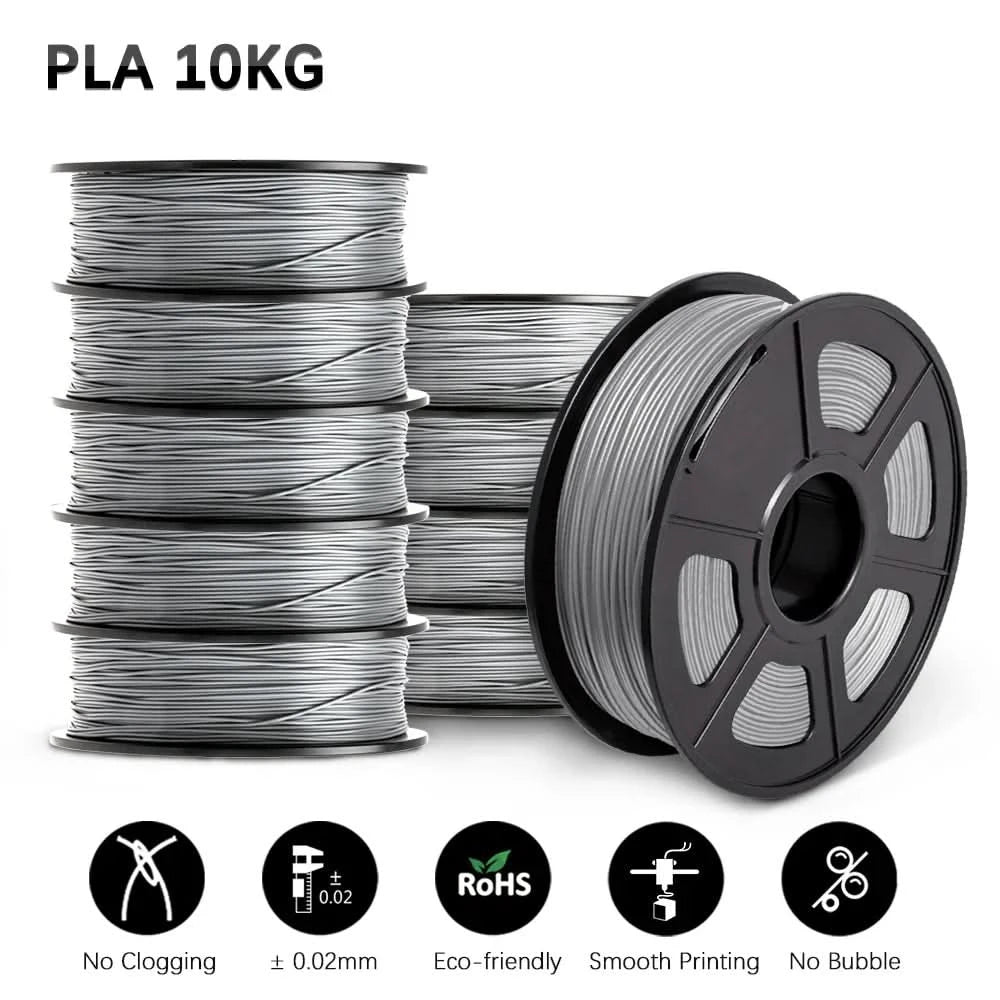 SUNLU 3D Filament PLA/PLA META/PETG/ABS/TPU/PLA MATTE 1.75mm 10 Rollen 1KG/0.5KG 3D-Drucker-Filament für 3D-Drucker