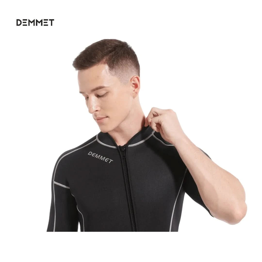 Taucher-Neoprenanzug 1,5-3 mm, einteilig, Neopren, Herren und Damen, Ganzkörper-Neoprenanzug, Sonnenschutz, warm, Badeanzug, Schwimmen, Surfen, Schnorcheln